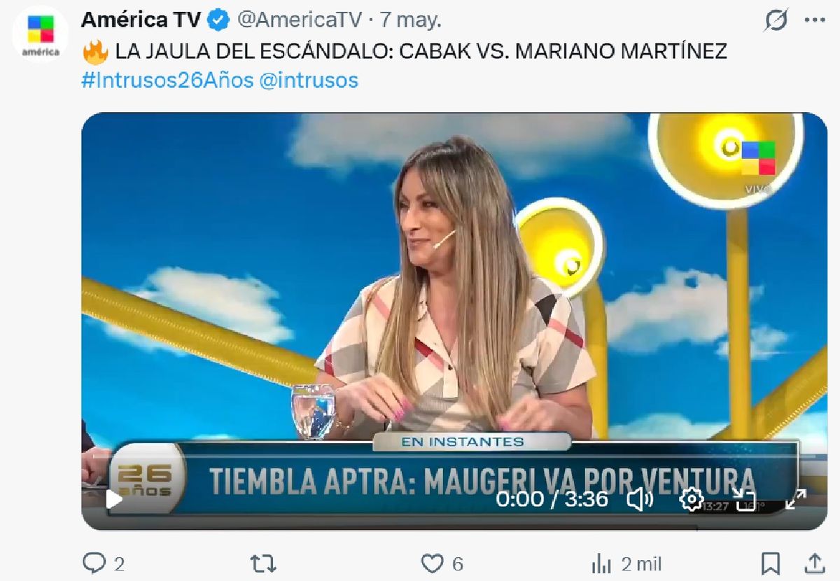 Horacio Cabak se mostró en contra de la elección de Mariano Martínez para conducir La jaula de la moda. Horacio Cabak se mostró en contra de la elección de Mariano Martínez para conducir La jaula de la moda.