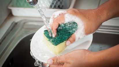 Los riesgos para la salud de la socorrida esponja de cocina todoterreno