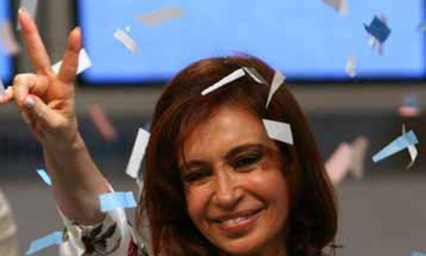 La presidenta Cristina Fernández.