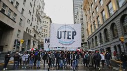 Vamos a estar acá todos los miércoles hasta que termine este cruel apriete a los sociedad argentina, confirmó la UTEP.