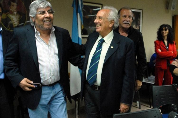 Moyano y Recalde, cuando estaban juntos.