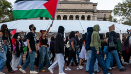 Israel está perdiendo la batalla cultural en universidades de USA. La imagen es de la Universidad de Columbia.