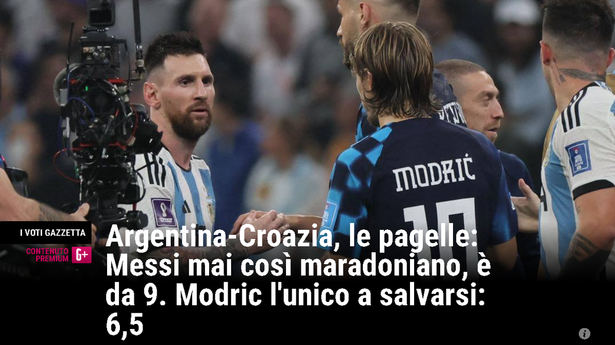 "Messi nunca tan maradoniano" escribió La Gazzeta de Italia.
