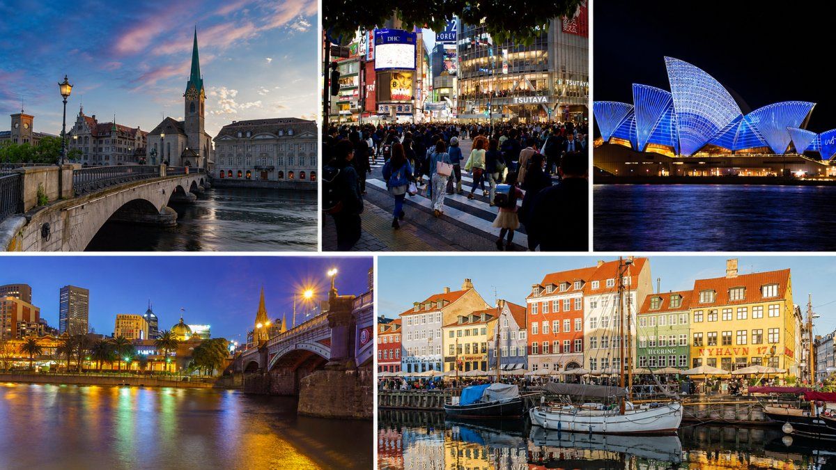 Copenhague, Zúrich, Tokio, Sydney y Melbourne forman parte del ranking 2026 de las mejores ciudades para vivir.