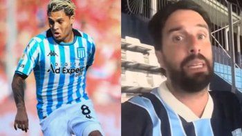 FlavioAzzaro, el polémico periodista deportivo identificado con Racing, explotó contraJuanfer Quintero que dejaría la “Academia”y pasaría al América de Cali. FlavioAzzaro, el polémico periodista deportivo identificado con Racing, explotó contraJuanfer Quintero que dejaría la “Academia”y pasaría al América de Cali.