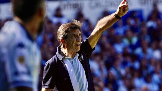 Gustavo Costas, entrenador de Racing Gustavo Costas, entrenador de Racing