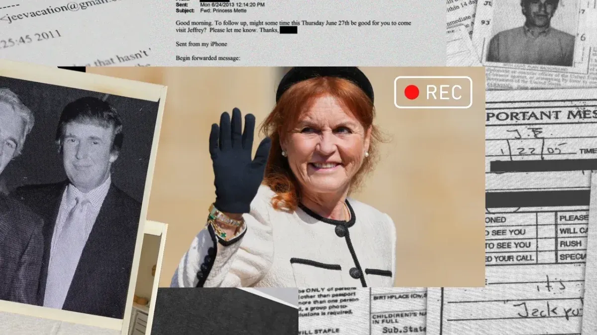 SARAH FERGUSON EN EL CASO EPSTEIN