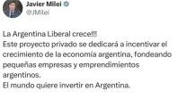 El tuit con el que el Presidente difundió la existencia de la cripto $LIBRA. El tuit con el que el Presidente difundió la existencia de la cripto $LIBRA.