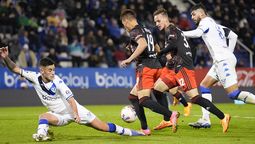 River y Vélez empataron 2-2en Liniers por el partido de la octava fecha de la Liga Profesional de Fútbolde Primera División 2022. (Foto: Noticias Argentinas)