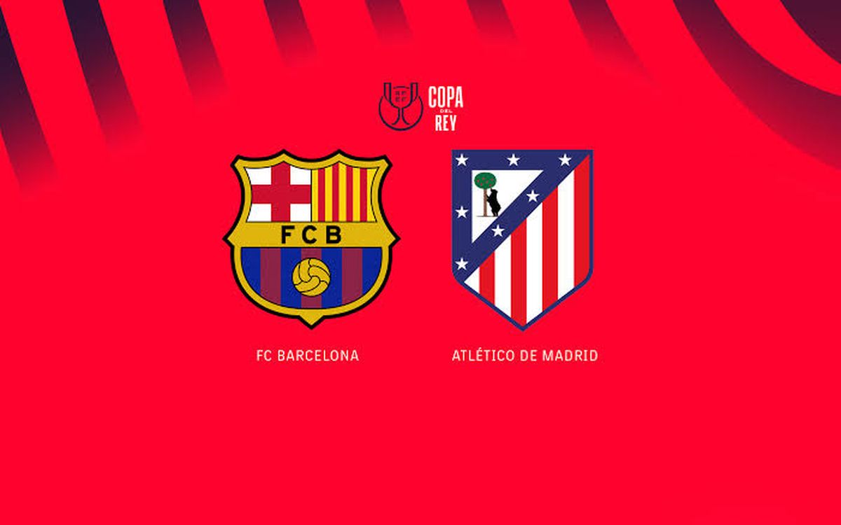 Atlético Madrid y Barcelona se enfrentan por la ida de la semifinal de la Copa del Rey. Atlético Madrid y Barcelona se enfrentan por la ida de la semifinal de la Copa del Rey.