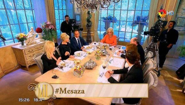 Mirtha Legrand, Daniel Scioli, Karina Rabolini y los otros almorzadores.