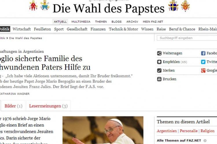 Jorge Bergoglio: Lo amo y haré todo lo que pueda, para conseguir liberarlo.