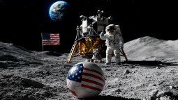 La NASA prometió llevar un balón a la Luna si gana USA el Mundial 2026 La NASA prometió llevar un balón a la Luna si gana USA el Mundial 2026