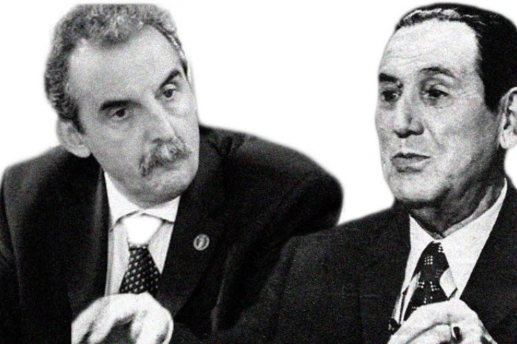 Guillermo Moreno y Juan Domingo Perón.