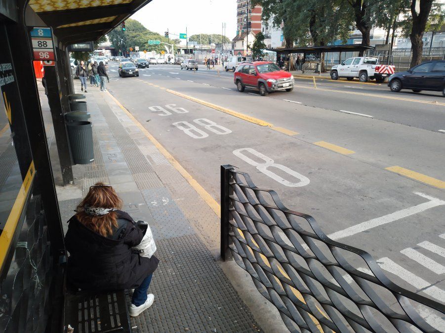 Paro de colectivos en casi todo el país.