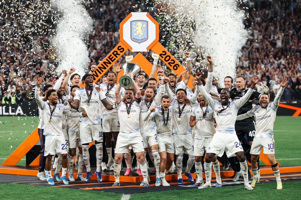 Aston Villa se coronó por primera vez en su historia campeón de Europa League Aston Villa se coronó por primera vez en su historia campeón de Europa League