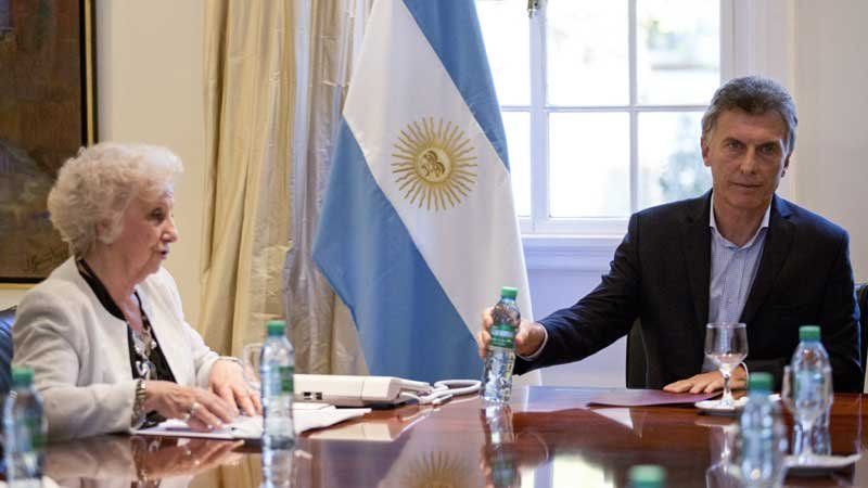 Carlotto en un encuentro pasado con Macri.