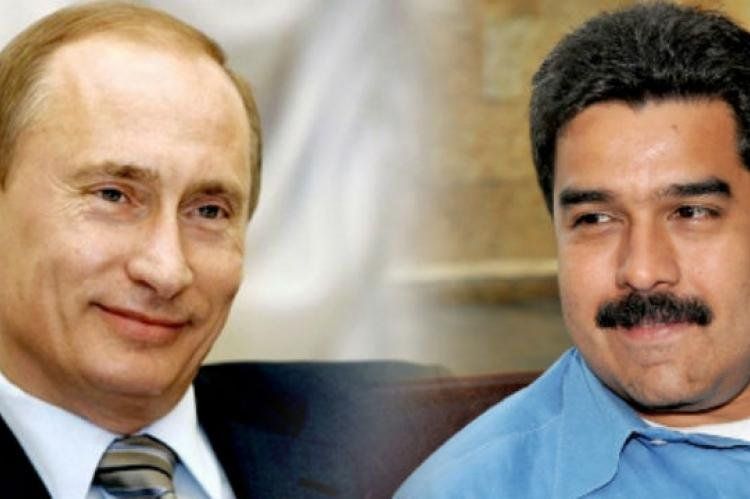 Vladimir Putin y Nicolás Maduro