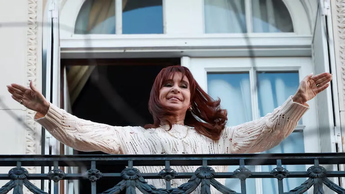 Cristina Kirchner en San José 1111 donde cumple prisión domiciliaria Cristina Kirchner en San José 1111 donde cumple prisión domiciliaria