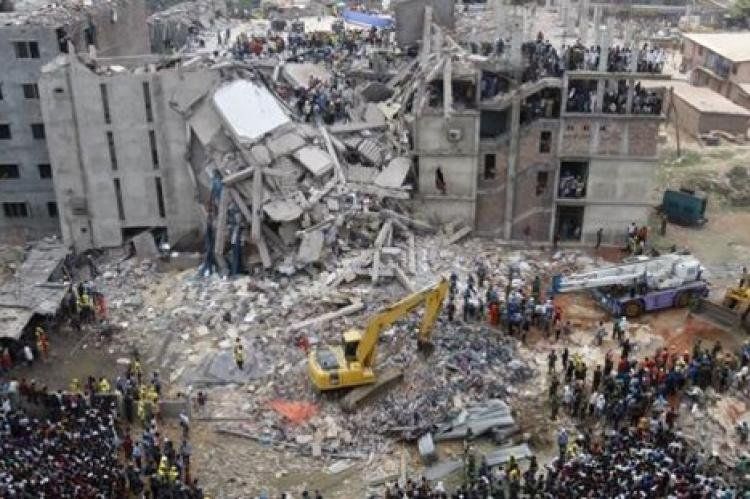 Rana Plaza, en Savar, Dacca, Bangladesh.