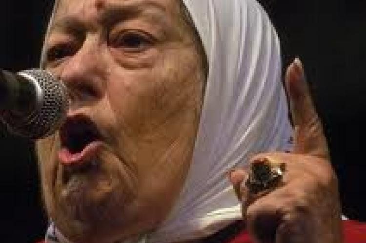 Hebe de Bonafini continúa con un discurso agresivo hacia los políticos opositores a Cristina Fernández