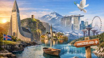 De la fría Islandia hasta la perfecta Suiza: estos son los 5 países más seguros del mundo