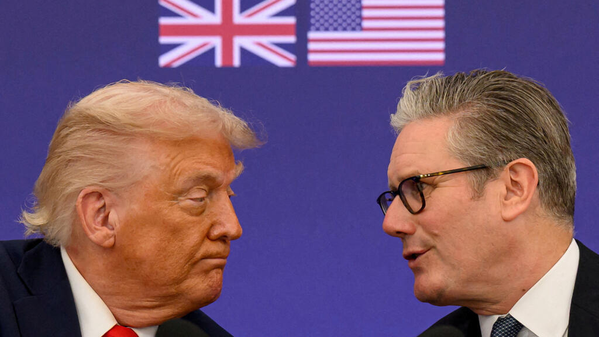 Donald Trump enfrentado a Starmer por no ingresar en la guerra contra Irán. Donald Trump enfrentado a Starmer por no ingresar en la guerra contra Irán.