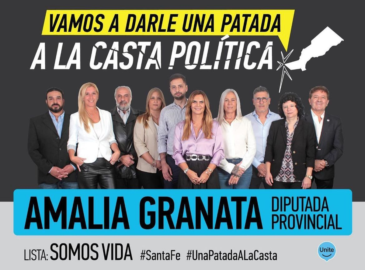 Lista "Somos Vida" encabezada por Amalia Granata Lista "Somos Vida" encabezada por Amalia Granata