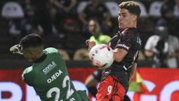 River le gana este domingo (21/11) 0-1 a Platensepor el partido de la vigésimo primera fecha de la Liga Profesional de Fútbol2021. (Foto: Noticias Argentinas)