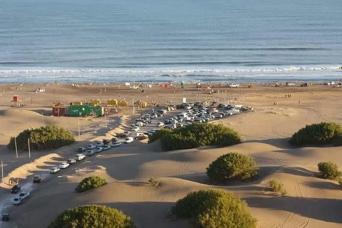 Una playa solitaria en Buenos Aires. Una playa solitaria en Buenos Aires.