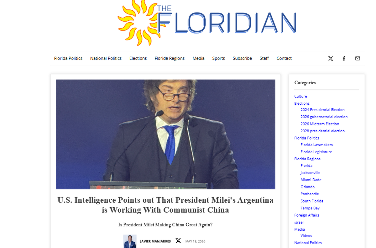 Manjarres afirma que la Inteligencia de USA estuvo "vigilando" al gobierno argentino y detectó contactos entre China y la Agencia Nacional de Puertos y Navegación durante la licitación de la Hidrovía. Manjarres afirma que la Inteligencia de USA estuvo "vigilando" al gobierno argentino y detectó contactos entre China y la Agencia Nacional de Puertos y Navegación durante la licitación de la Hidrovía. 