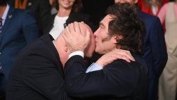 Javier Milei y su candidato en la provincia de Buenos Aires, José Luis Espert.&nbsp;