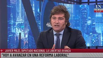 Javier Milei, favorecido por la interna de Juntos por el Cambio. Javier Milei, favorecido por la interna de Juntos por el Cambio.