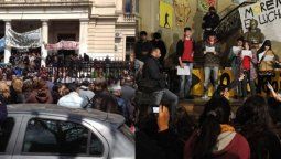 altText(Crisis: Tomas en colegios porteños y en la Dirección de Escuelas bonaerense)}