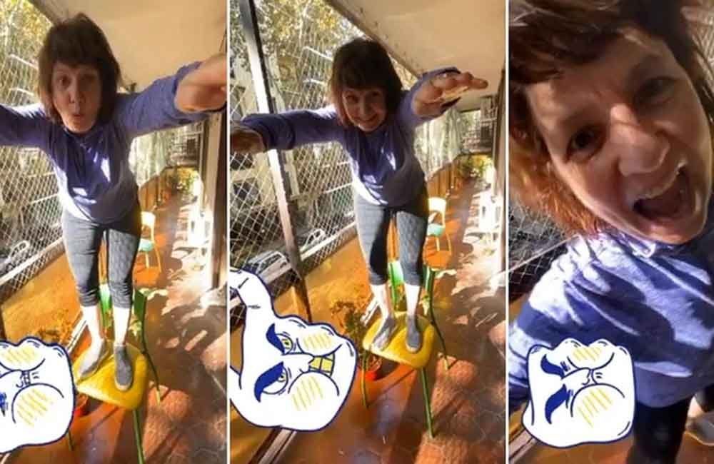 Patricia Bullrich en uno de los videos de Tik Tok (Foto: captura de video)