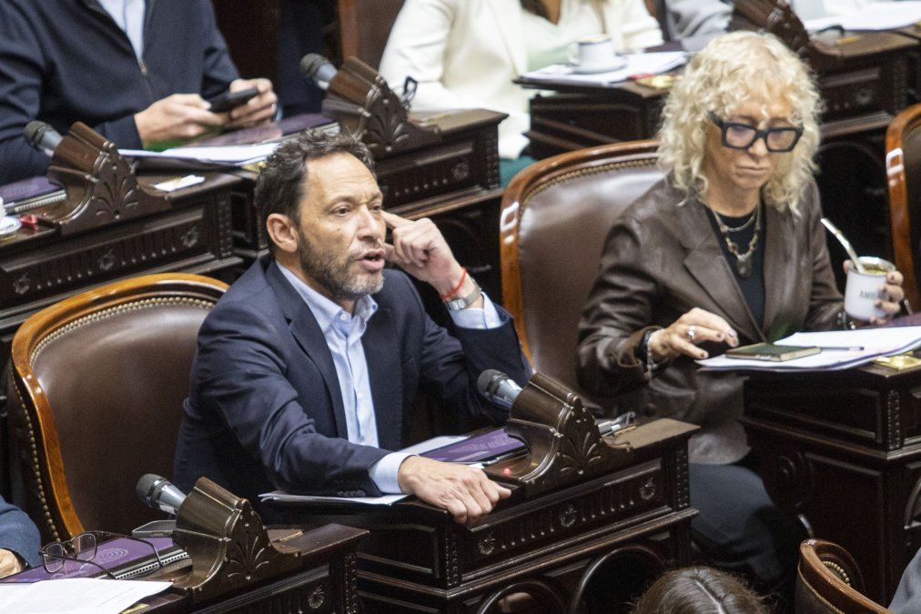 Los diputados de la CC, Maximiliano Ferraro y Mónica Frade.
