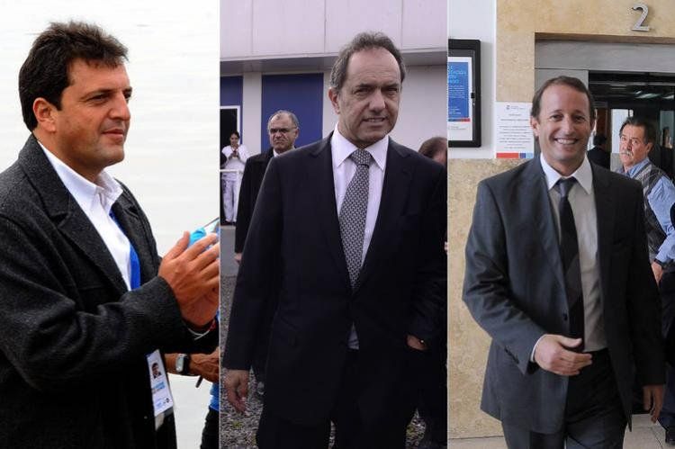 Sergio Massa instó a los intendentes del Frente Renovador a seguir trabajando, Scioli acompañó y defendió a Martin Insaurralde