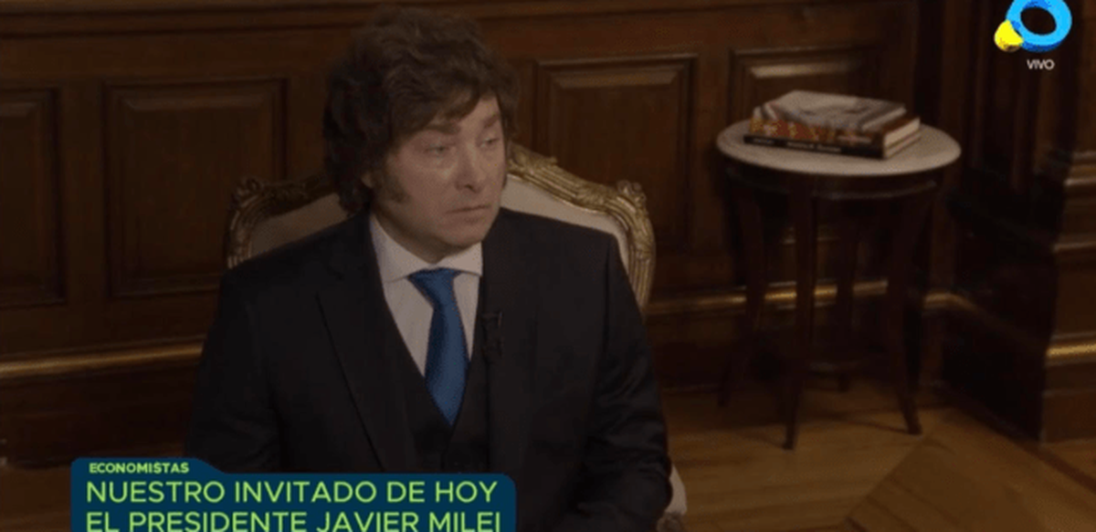 Milei en la TV Pública