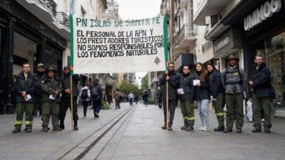 Homicidio culposo: Guardaparques protestaron en Rosario