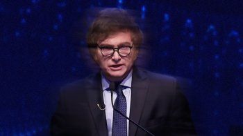 León suelto: Javier Milei. León suelto: Javier Milei.