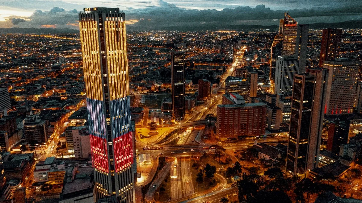La increíble ciudad de Bogotá, Colombia.