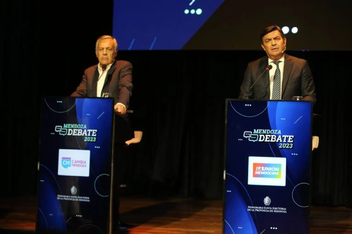 Alfredo Cornejo y Omar De Marchi, exsocios, se enfrentan ahora en la carrera por la gobernación de Mendoza. Alfredo Cornejo y Omar De Marchi, exsocios, se enfrentan ahora en la carrera por la gobernación de Mendoza.