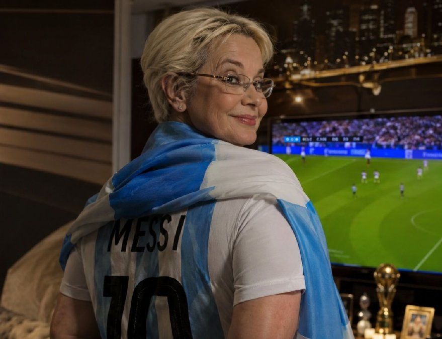 La desopilante promesa que hizo Carmen Barbieri en el caso de que la Selección Argentina festeja otro título.