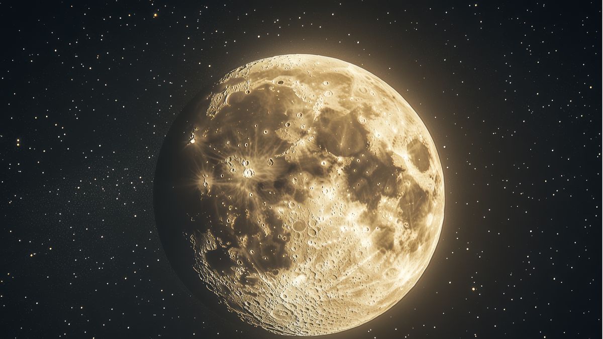 Se aproximan la luna llena de enero 2026 y bolas de fuego en el cielo / Imagen de Freepik.