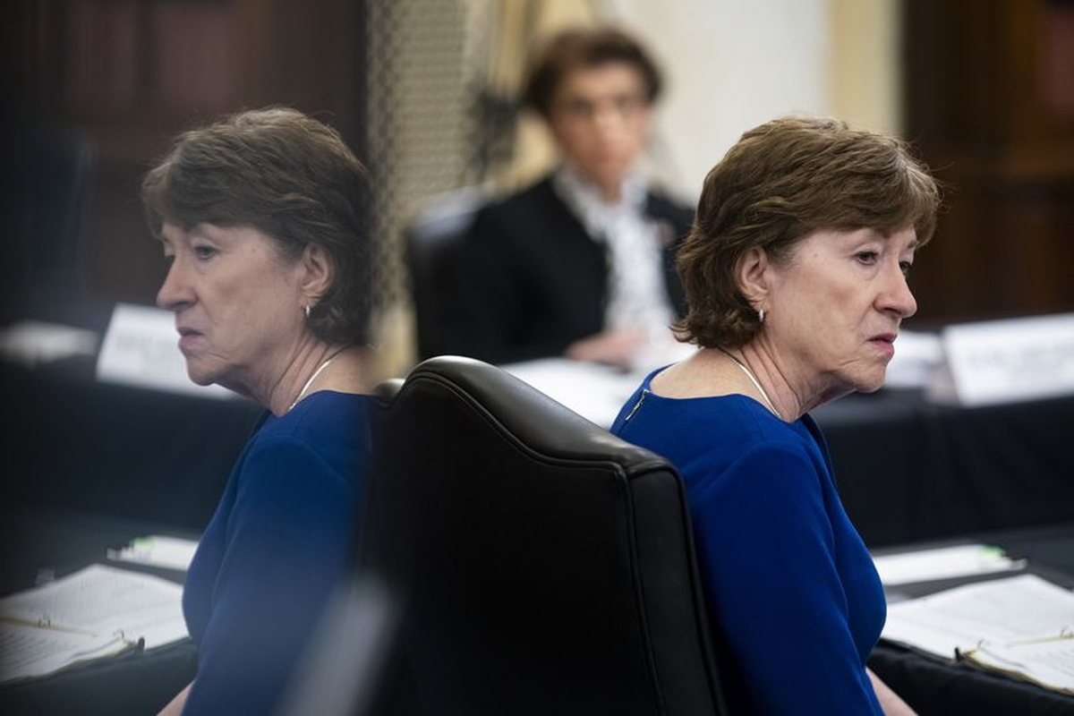 Susan Collins, senadora republicana por Maine.