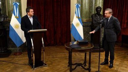 Jura silenciosa: Massa tomó juramento a Pichetto como auditor de la AGN hasta 2024