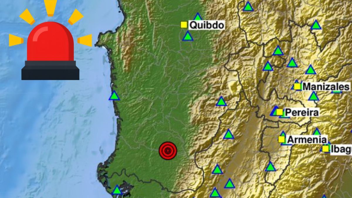 Alerta en Colombia por enjambre sísmico: 3 sismos en menos de 6 minutos y hay advertencia