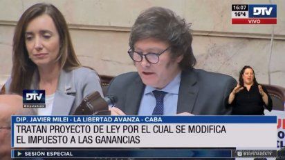 Ganancias 4ta. Categoría: Javier Milei trabaja para la CGT