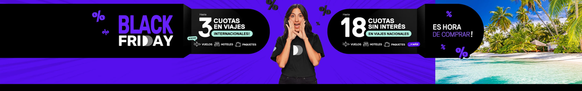 Despegar ofrece cuotas en destinos internacionales. (Foto: Despegar). Despegar ofrece cuotas en destinos internacionales. (Foto: Despegar).