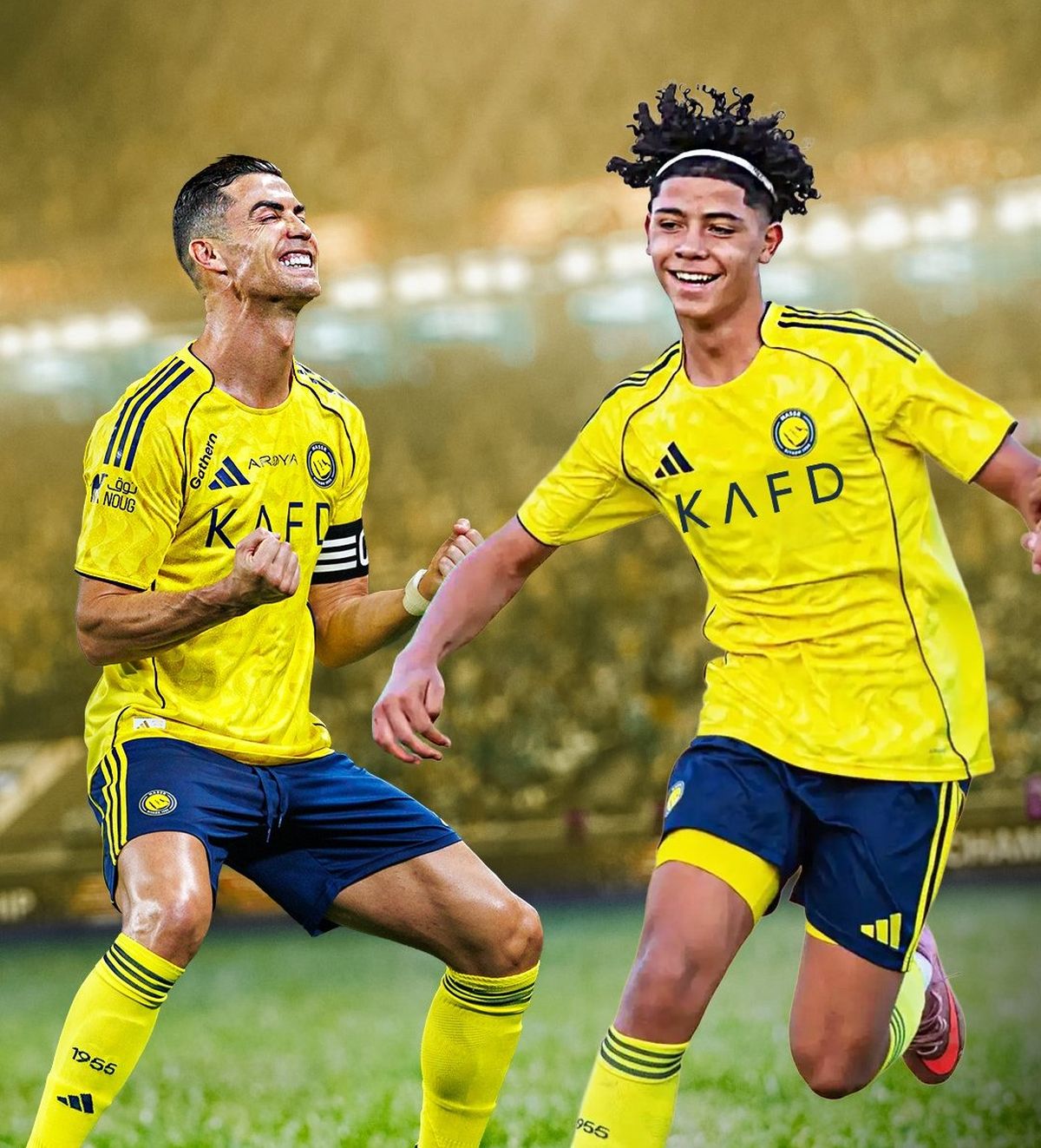 Cristiano Ronaldo y su hijo podrían jugar juntos en Al Nassr en la próxima temporada. Cristiano Ronaldo y su hijo podrían jugar juntos en Al Nassr en la próxima temporada.